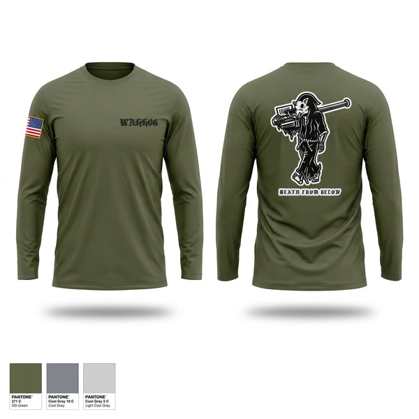 Long Sleeve Performance Shirt, 1st LAAD / Alpha/Hogs, Marines, Teamtime, Team time, sublimation, custom sports apparel, team uniforms, spirit wear, spiritwear, sports uniforms, custom shirts, team store, custom team store, fundraiser sports, apparel fundraiser