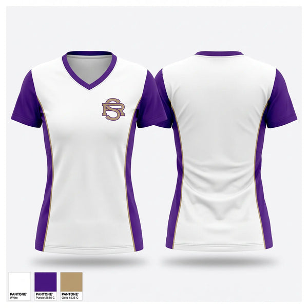 Womens Short Sleeve Vneck Shirt, Saint Raphael Academy, Baseball, Teamtime, Team time, sublimation, custom sports apparel, team uniforms, spirit wear, spiritwear, sports uniforms, custom shirts, team store, custom team store, fundraiser sports, apparel fundraiser