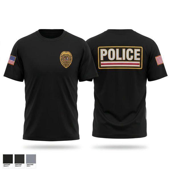 Old School Cotton Feel Shirt, Murfreesboro Police Department U.A.S. Team, Police, Teamtime, Team time, sublimation, custom sports apparel, team uniforms, spirit wear, spiritwear, sports uniforms, custom shirts, team store, custom team store, fundraiser sports, apparel fundraiser