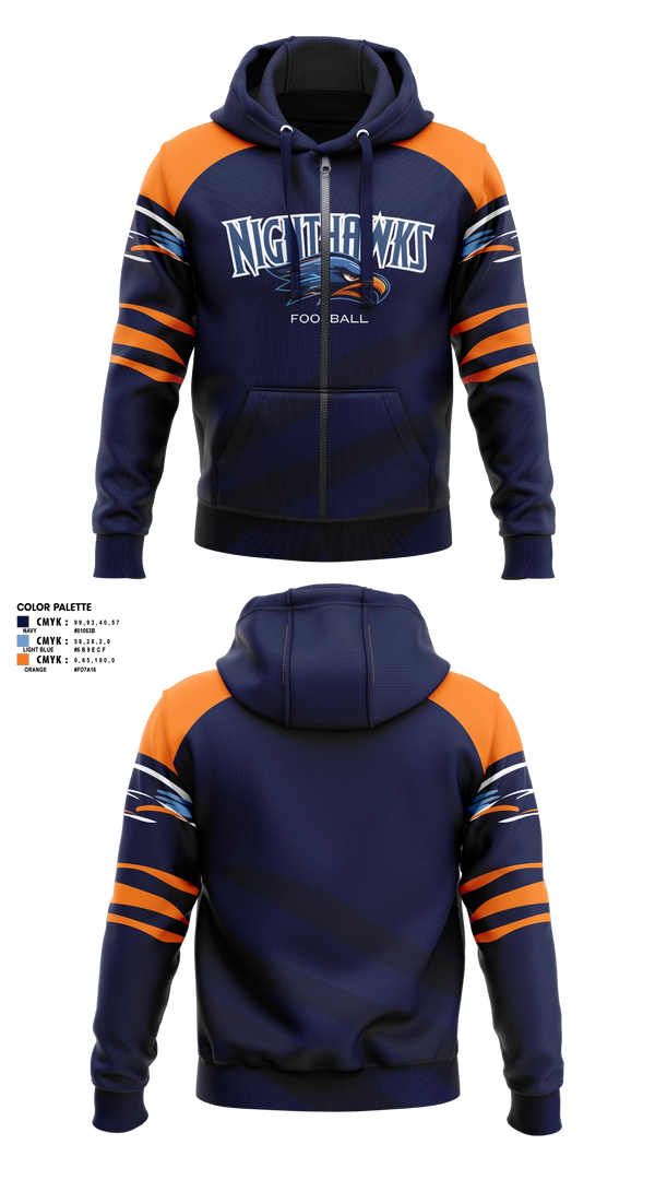 Zip Hoodie, Herbert Akins Road Middle School, Track & Field, Teamtime, Team time, sublimation, custom sports apparel, team uniforms, spirit wear, spiritwear, sports uniforms, custom shirts, team store, custom team store, fundraiser sports, apparel fundraiser