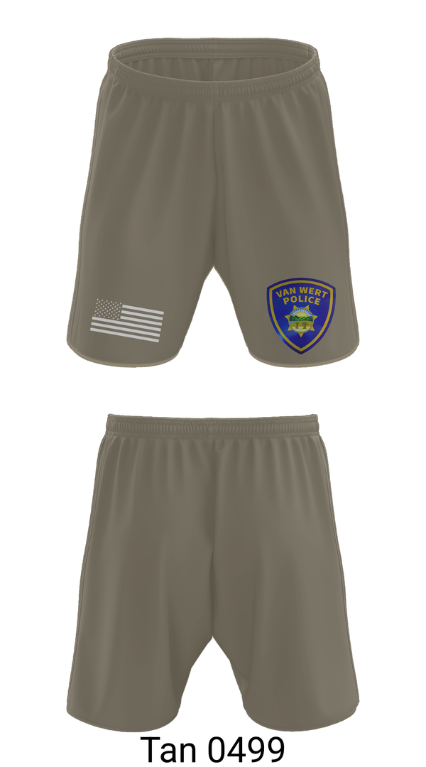 Athletic Shorts With Pockets, Van Wert Police Department, Police, Teamtime, Team time, sublimation, custom sports apparel, team uniforms, spirit wear, spiritwear, sports uniforms, custom shirts, team store, custom team store, fundraiser sports, apparel fundraiser