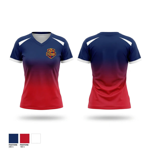 Womens Short Sleeve Vneck Shirt, Fruitridge azulgranas, Men's Soccer, Teamtime, Team time, sublimation, custom sports apparel, team uniforms, spirit wear, spiritwear, sports uniforms, custom shirts, team store, custom team store, fundraiser sports, apparel fundraiser