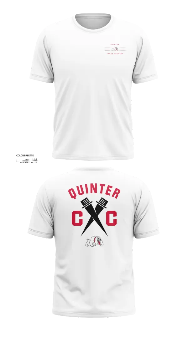 Short Sleeve Performance Shirt, Quinter Bulldogs, Cross Country, Teamtime, Team time, sublimation, custom sports apparel, team uniforms, spirit wear, spiritwear, sports uniforms, custom shirts, team store, custom team store, fundraiser sports, apparel fundraiser