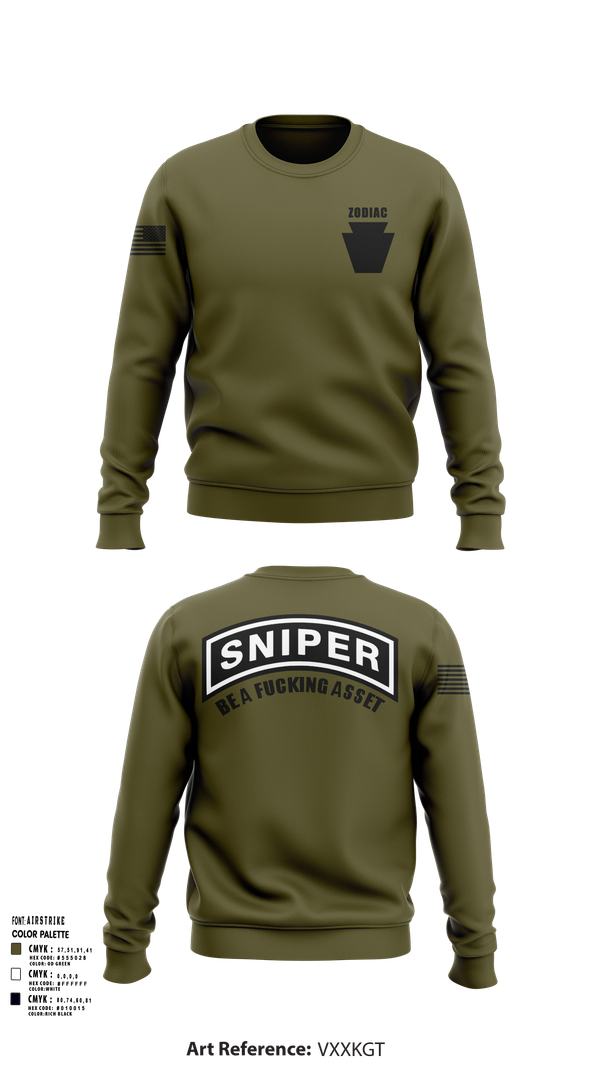 Crew Neck Sweatshirt, , National Guard, Teamtime, Team time, sublimation, custom sports apparel, team uniforms, spirit wear, spiritwear, sports uniforms, custom shirts, team store, custom team store, fundraiser sports, apparel fundraiser