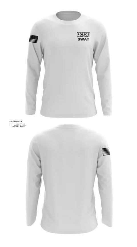 Long Sleeve Performance Shirt, Harrisonburg Police Department SWAT, , Teamtime, Team time, sublimation, custom sports apparel, team uniforms, spirit wear, spiritwear, sports uniforms, custom shirts, team store, custom team store, fundraiser sports, apparel fundraiser