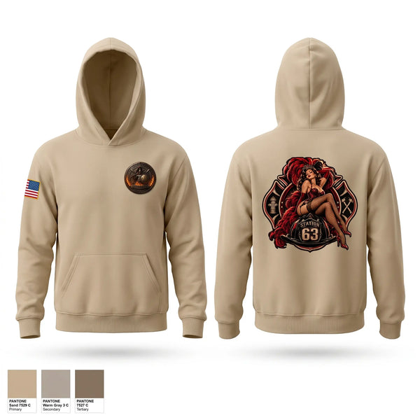 Hoodie, Cal Fire, Fire Department, Teamtime, Team time, sublimation, custom sports apparel, team uniforms, spirit wear, spiritwear, sports uniforms, custom shirts, team store, custom team store, fundraiser sports, apparel fundraiser