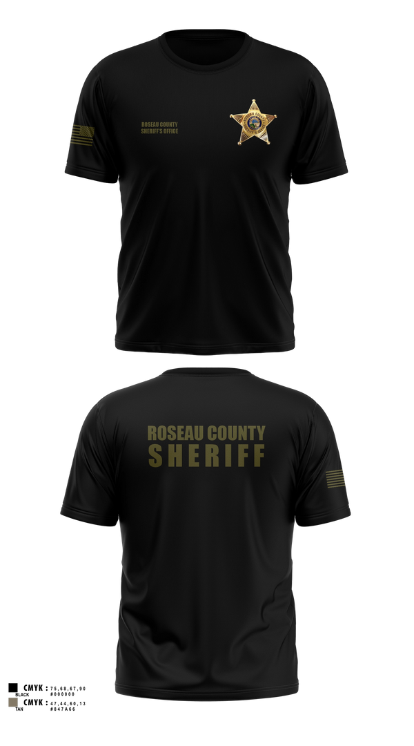 Short Sleeve Performance Shirt, Roseau County Sheriff’s Office, Police, Teamtime, Team time, sublimation, custom sports apparel, team uniforms, spirit wear, spiritwear, sports uniforms, custom shirts, team store, custom team store, fundraiser sports, apparel fundraiser