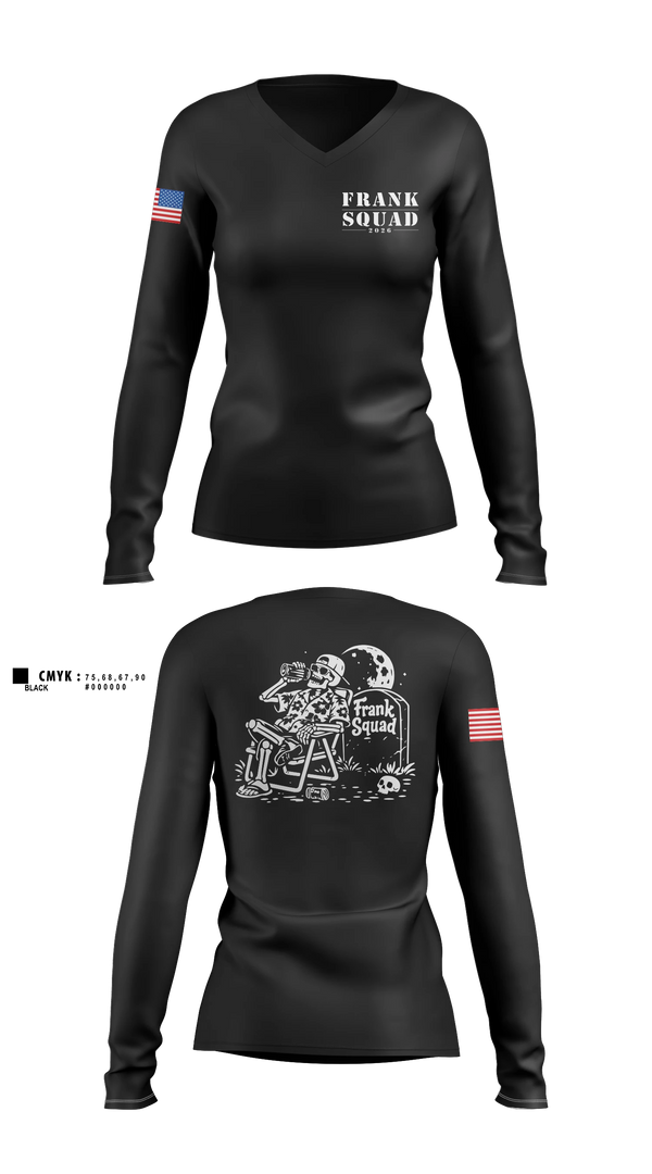 Womens Long Sleeve Vneck Shirt, FS 2026, Police, Teamtime, Team time, sublimation, custom sports apparel, team uniforms, spirit wear, spiritwear, sports uniforms, custom shirts, team store, custom team store, fundraiser sports, apparel fundraiser