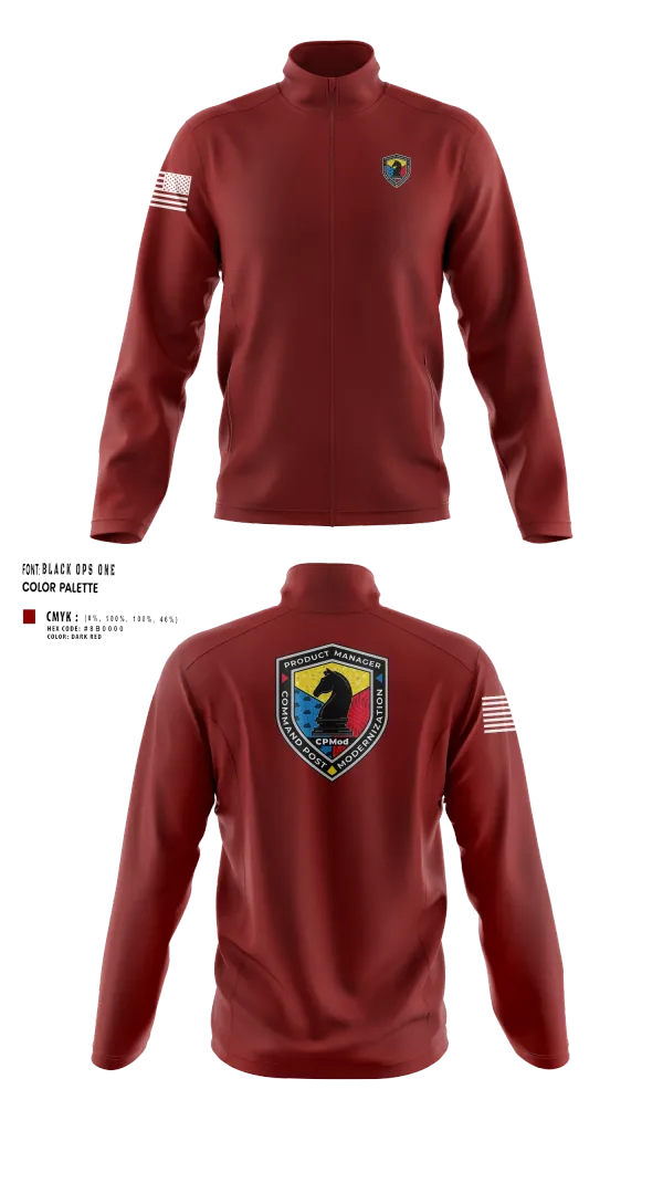 Fleece Jacket, Command Post Modernization, , Teamtime, Team time, sublimation, custom sports apparel, team uniforms, spirit wear, spiritwear, sports uniforms, custom shirts, team store, custom team store, fundraiser sports, apparel fundraiser