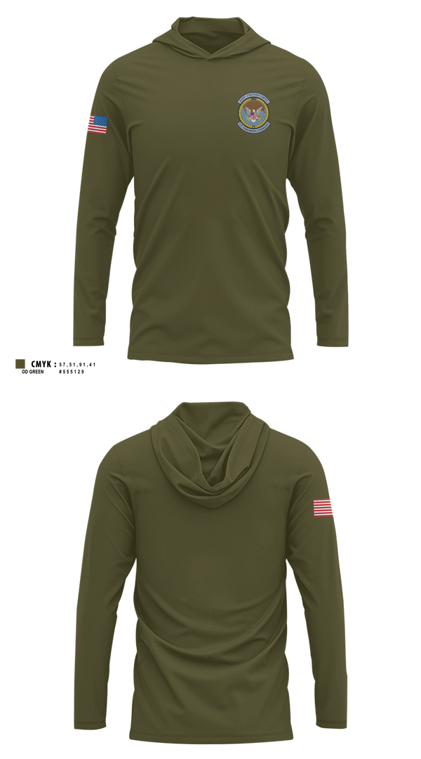 Long Sleeve hooded sunshirt, Joint Task Force- 6, Marines, Teamtime, Team time, sublimation, custom sports apparel, team uniforms, spirit wear, spiritwear, sports uniforms, custom shirts, team store, custom team store, fundraiser sports, apparel fundraiser