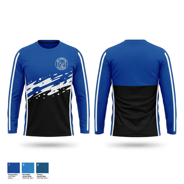 Long Sleeve Performance Shirt, Little Monsters Soccer Academy, Men's Soccer, Teamtime, Team time, sublimation, custom sports apparel, team uniforms, spirit wear, spiritwear, sports uniforms, custom shirts, team store, custom team store, fundraiser sports, apparel fundraiser