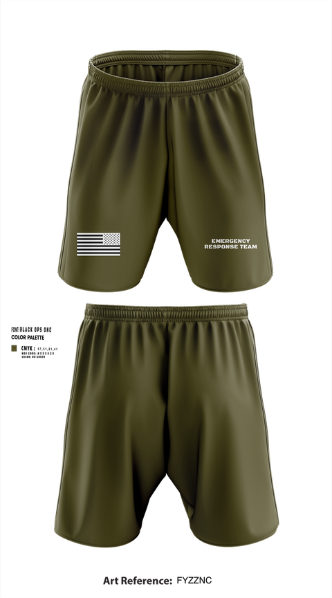 Athletic Shorts With Pockets, Emergency Response Team, , Teamtime, Team time, sublimation, custom sports apparel, team uniforms, spirit wear, spiritwear, sports uniforms, custom shirts, team store, custom team store, fundraiser sports, apparel fundraiser