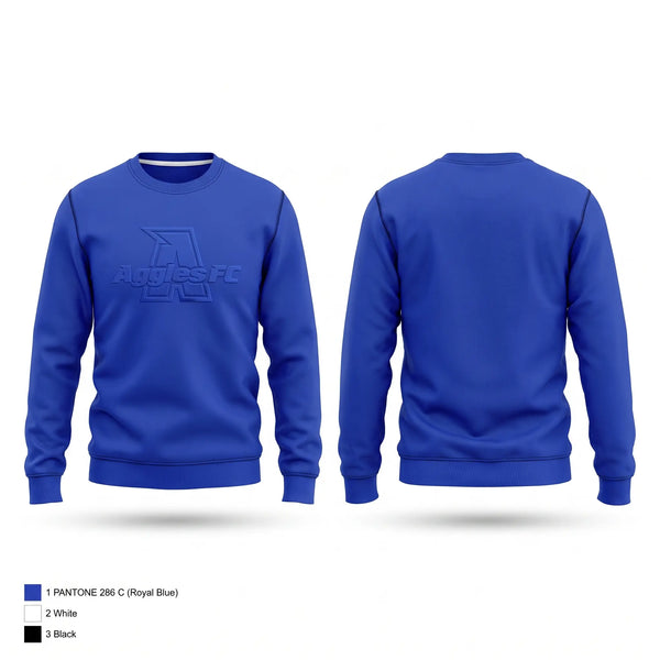 Crew Neck Sweatshirt, Aggies FC, Men's Soccer, Teamtime, Team time, sublimation, custom sports apparel, team uniforms, spirit wear, spiritwear, sports uniforms, custom shirts, team store, custom team store, fundraiser sports, apparel fundraiser