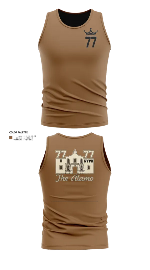 Tank Top, 77 Pct, Police, Teamtime, Team time, sublimation, custom sports apparel, team uniforms, spirit wear, spiritwear, sports uniforms, custom shirts, team store, custom team store, fundraiser sports, apparel fundraiser
