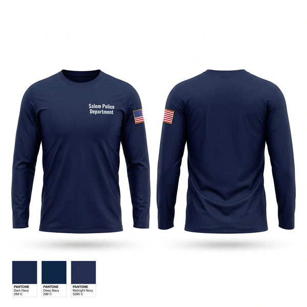 Long Sleeve Performance Shirt, Salem Police Department, Police, Teamtime, Team time, sublimation, custom sports apparel, team uniforms, spirit wear, spiritwear, sports uniforms, custom shirts, team store, custom team store, fundraiser sports, apparel fundraiser