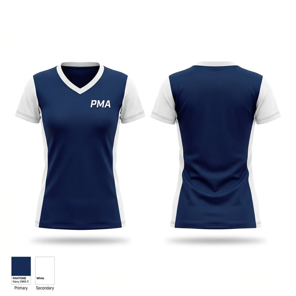 Womens Short Sleeve Vneck Shirt, PMA, , Teamtime, Team time, sublimation, custom sports apparel, team uniforms, spirit wear, spiritwear, sports uniforms, custom shirts, team store, custom team store, fundraiser sports, apparel fundraiser