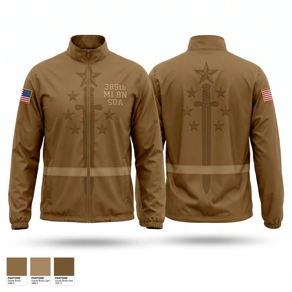 Windbreaker, 389th MI BN (SO)(A), Army, Teamtime, Team time, sublimation, custom sports apparel, team uniforms, spirit wear, spiritwear, sports uniforms, custom shirts, team store, custom team store, fundraiser sports, apparel fundraiser