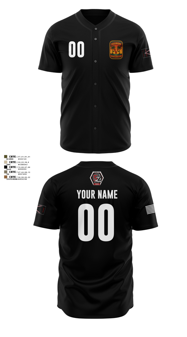Full Button Softball Jersey, UUVRON 5, Navy, Teamtime, Team time, sublimation, custom sports apparel, team uniforms, spirit wear, spiritwear, sports uniforms, custom shirts, team store, custom team store, fundraiser sports, apparel fundraiser