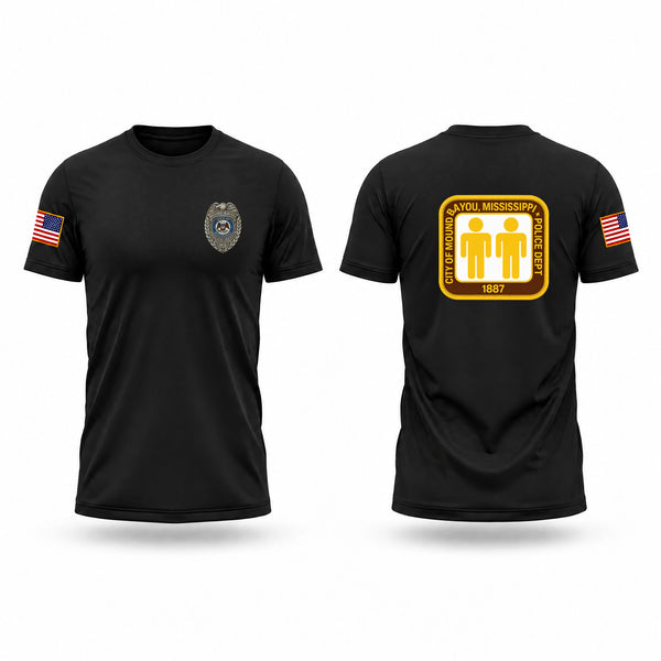 Short Sleeve Performance Shirt, Mound Bayou Police Dept., Police, Teamtime, Team time, sublimation, custom sports apparel, team uniforms, spirit wear, spiritwear, sports uniforms, custom shirts, team store, custom team store, fundraiser sports, apparel fundraiser