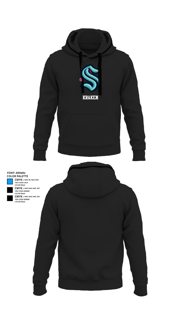 Hoodie, Kraken, Ice Hockey, Teamtime, Team time, sublimation, custom sports apparel, team uniforms, spirit wear, spiritwear, sports uniforms, custom shirts, team store, custom team store, fundraiser sports, apparel fundraiser