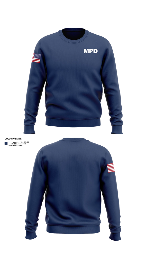 Crew Neck Sweatshirt, Mobile police dept 4th precinct 3rd Squad, Police, Teamtime, Team time, sublimation, custom sports apparel, team uniforms, spirit wear, spiritwear, sports uniforms, custom shirts, team store, custom team store, fundraiser sports, apparel fundraiser