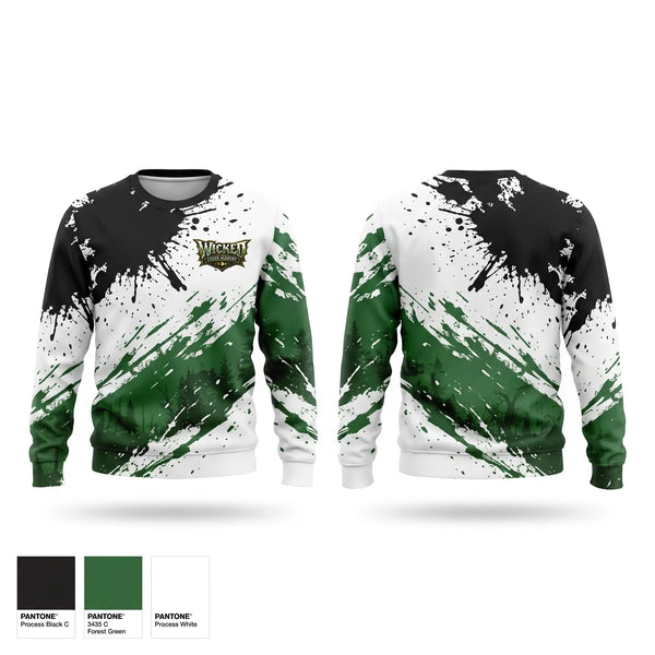 Crew Neck Sweatshirt, Wicked Cheer Academy, Cheer, Teamtime, Team time, sublimation, custom sports apparel, team uniforms, spirit wear, spiritwear, sports uniforms, custom shirts, team store, custom team store, fundraiser sports, apparel fundraiser