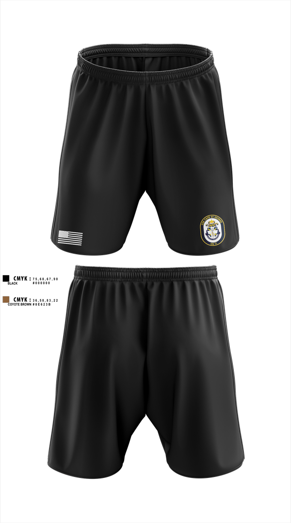 Athletic Shorts With Pockets, USS CAPE ST. GEORGE, , Teamtime, Team time, sublimation, custom sports apparel, team uniforms, spirit wear, spiritwear, sports uniforms, custom shirts, team store, custom team store, fundraiser sports, apparel fundraiser