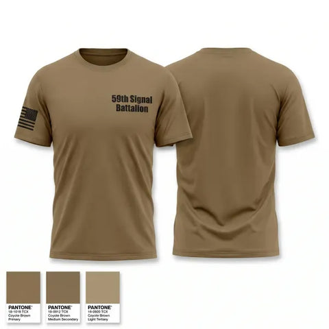 Old School Cotton Feel Shirt, 59th Signal Battalion, Army, Teamtime, Team time, sublimation, custom sports apparel, team uniforms, spirit wear, spiritwear, sports uniforms, custom shirts, team store, custom team store, fundraiser sports, apparel fundraiser