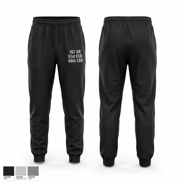 Sweatpants, 1-67 AR, 51st ESB, 40th ESB, Army, Teamtime, Team time, sublimation, custom sports apparel, team uniforms, spirit wear, spiritwear, sports uniforms, custom shirts, team store, custom team store, fundraiser sports, apparel fundraiser
