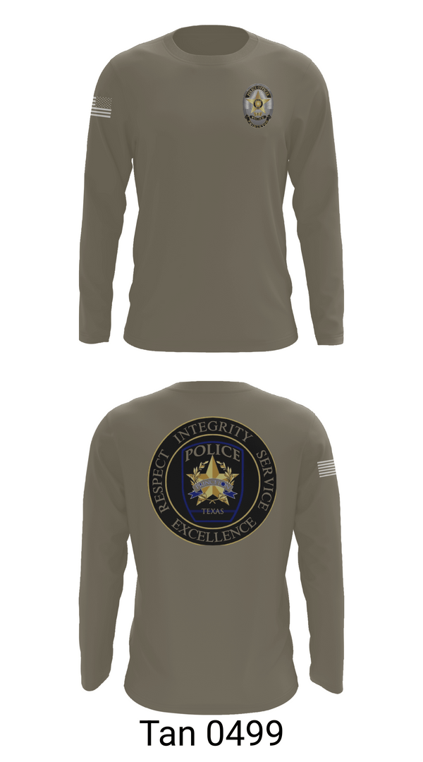 Long Sleeve Performance Shirt, Princeton Police Department, Police, Teamtime, Team time, sublimation, custom sports apparel, team uniforms, spirit wear, spiritwear, sports uniforms, custom shirts, team store, custom team store, fundraiser sports, apparel fundraiser