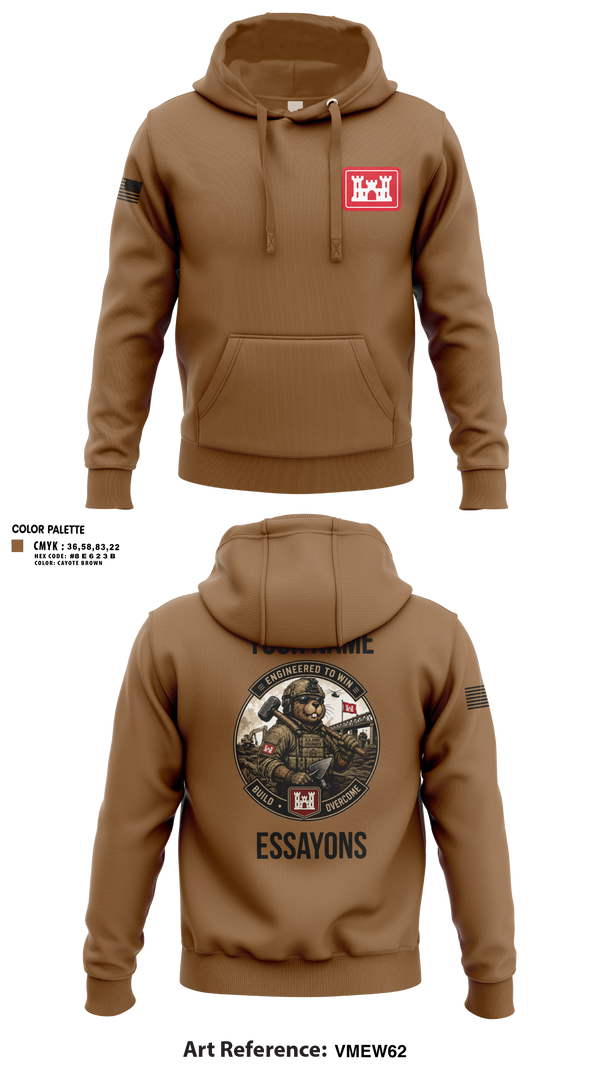 Hoodie, 279 EN DET, Army, Teamtime, Team time, sublimation, custom sports apparel, team uniforms, spirit wear, spiritwear, sports uniforms, custom shirts, team store, custom team store, fundraiser sports, apparel fundraiser