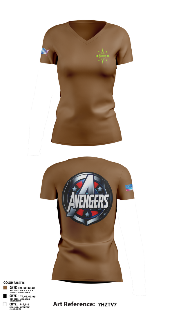 Womens Short Sleeve Vneck Shirt, 16th Ordnance battalion, , Teamtime, Team time, sublimation, custom sports apparel, team uniforms, spirit wear, spiritwear, sports uniforms, custom shirts, team store, custom team store, fundraiser sports, apparel fundraiser