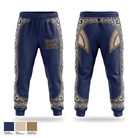 Sweatpants, Granite Canon Fire Rescue, Fire Department, Teamtime, Team time, sublimation, custom sports apparel, team uniforms, spirit wear, spiritwear, sports uniforms, custom shirts, team store, custom team store, fundraiser sports, apparel fundraiser