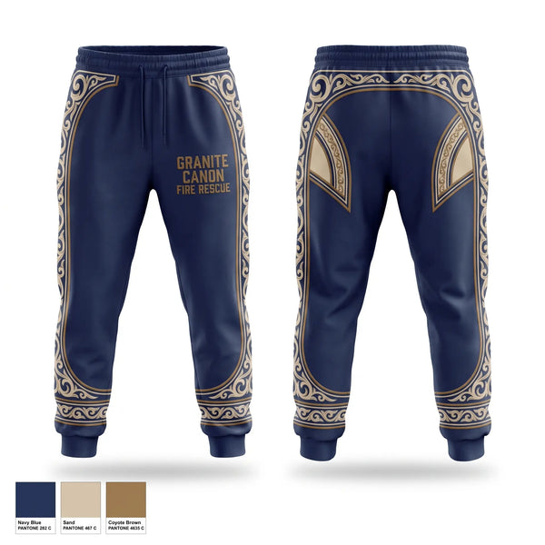 Sweatpants, Granite Canon Fire Rescue, Fire Department, Teamtime, Team time, sublimation, custom sports apparel, team uniforms, spirit wear, spiritwear, sports uniforms, custom shirts, team store, custom team store, fundraiser sports, apparel fundraiser