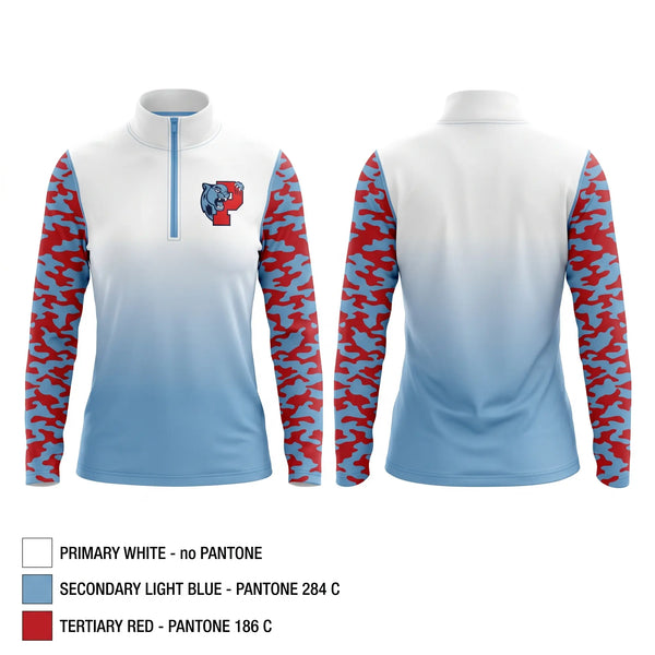 Quarter Zip Jacket, Piedmont, Track & Field, Teamtime, Team time, sublimation, custom sports apparel, team uniforms, spirit wear, spiritwear, sports uniforms, custom shirts, team store, custom team store, fundraiser sports, apparel fundraiser