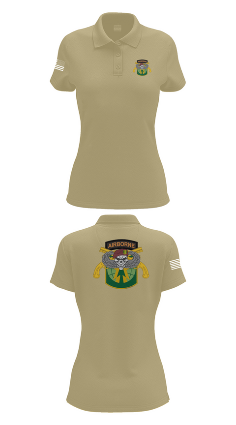 Womens Short Sleeve Performance Polo, 16th Military Police Brigade, , Teamtime, Team time, sublimation, custom sports apparel, team uniforms, spirit wear, spiritwear, sports uniforms, custom shirts, team store, custom team store, fundraiser sports, apparel fundraiser