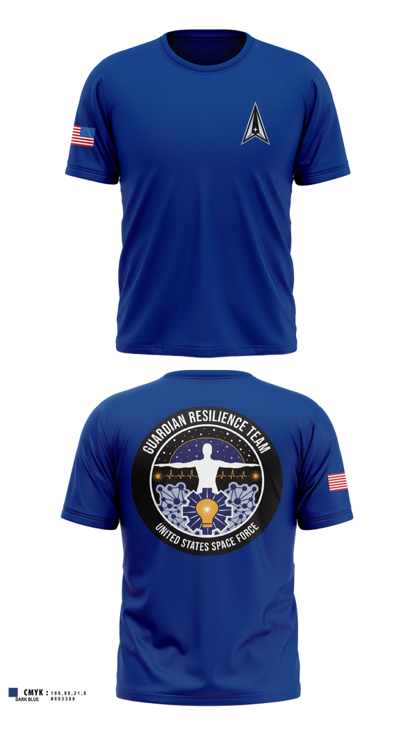 Old School Cotton Feel Shirt, Guardian Resilience Team, Space Force, Teamtime, Team time, sublimation, custom sports apparel, team uniforms, spirit wear, spiritwear, sports uniforms, custom shirts, team store, custom team store, fundraiser sports, apparel fundraiser
