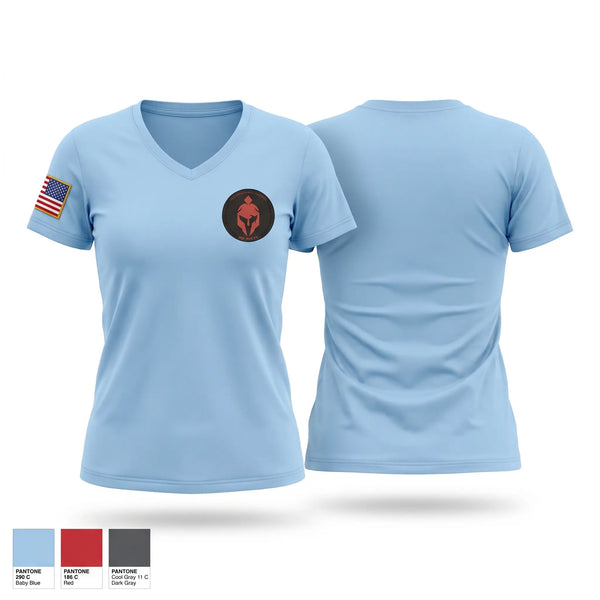 Womens Short Sleeve Vneck Shirt, 30 IS, Air Force, Teamtime, Team time, sublimation, custom sports apparel, team uniforms, spirit wear, spiritwear, sports uniforms, custom shirts, team store, custom team store, fundraiser sports, apparel fundraiser