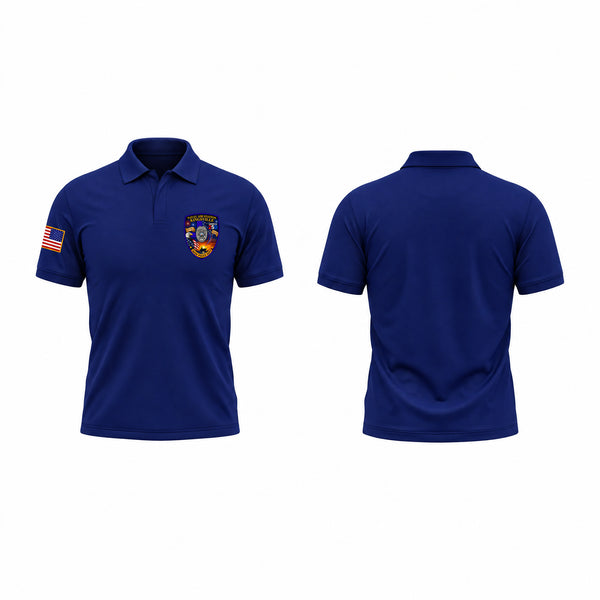 Short Sleeve Performance Polo, D.O.W POLICE, Police, Teamtime, Team time, sublimation, custom sports apparel, team uniforms, spirit wear, spiritwear, sports uniforms, custom shirts, team store, custom team store, fundraiser sports, apparel fundraiser