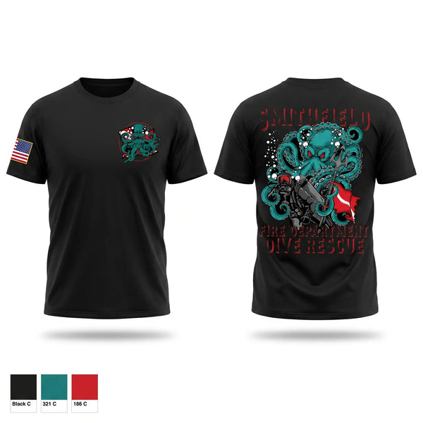 Old School Cotton Feel Shirt, Smithfield Fire, Fire Department, Teamtime, Team time, sublimation, custom sports apparel, team uniforms, spirit wear, spiritwear, sports uniforms, custom shirts, team store, custom team store, fundraiser sports, apparel fundraiser