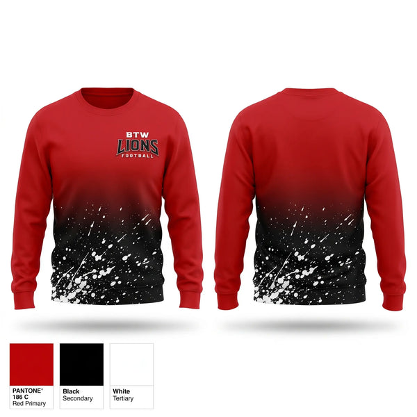 Crew Neck Sweatshirt, Booker T. Washington, , Teamtime, Team time, sublimation, custom sports apparel, team uniforms, spirit wear, spiritwear, sports uniforms, custom shirts, team store, custom team store, fundraiser sports, apparel fundraiser