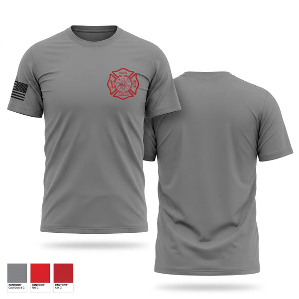 Old School Cotton Feel Shirt, Lometa volunteer fire department, Fire Department, Teamtime, Team time, sublimation, custom sports apparel, team uniforms, spirit wear, spiritwear, sports uniforms, custom shirts, team store, custom team store, fundraiser sports, apparel fundraiser
