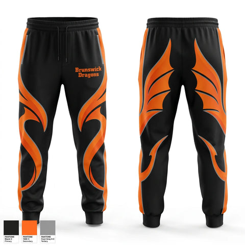 Sweatpants, Brunswick Dragons, Women's Basketball, Teamtime, Team time, sublimation, custom sports apparel, team uniforms, spirit wear, spiritwear, sports uniforms, custom shirts, team store, custom team store, fundraiser sports, apparel fundraiser