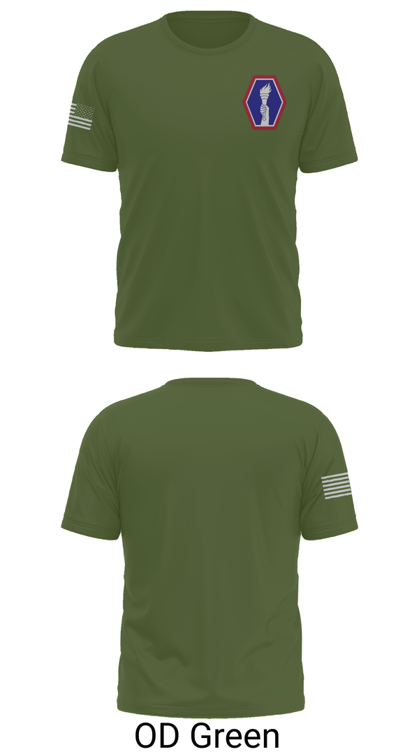 Short Sleeve Performance Shirt, 100 Battalion 442 Infantry, Army, Teamtime, Team time, sublimation, custom sports apparel, team uniforms, spirit wear, spiritwear, sports uniforms, custom shirts, team store, custom team store, fundraiser sports, apparel fundraiser