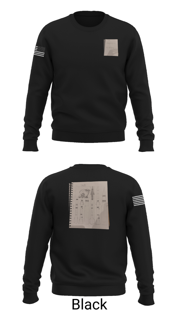 Crew Neck Sweatshirt, 144 FW, National Guard, Teamtime, Team time, sublimation, custom sports apparel, team uniforms, spirit wear, spiritwear, sports uniforms, custom shirts, team store, custom team store, fundraiser sports, apparel fundraiser