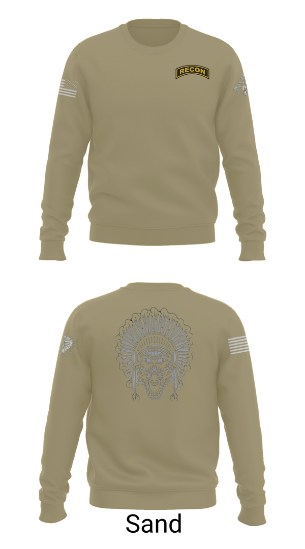 Crew Neck Sweatshirt, Scout plt HHT 3/278 ACR, , Teamtime, Team time, sublimation, custom sports apparel, team uniforms, spirit wear, spiritwear, sports uniforms, custom shirts, team store, custom team store, fundraiser sports, apparel fundraiser
