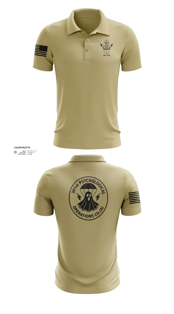 Short Sleeve Performance Polo, 301, Army, Teamtime, Team time, sublimation, custom sports apparel, team uniforms, spirit wear, spiritwear, sports uniforms, custom shirts, team store, custom team store, fundraiser sports, apparel fundraiser