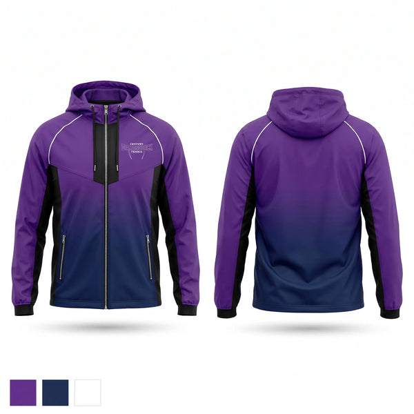 Windbreaker, Century, Tennis, Teamtime, Team time, sublimation, custom sports apparel, team uniforms, spirit wear, spiritwear, sports uniforms, custom shirts, team store, custom team store, fundraiser sports, apparel fundraiser