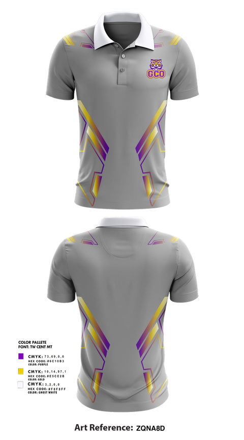 Short Sleeve Performance Polo, Gray Court-Owings Football and Cheer, Spirit Store, Teamtime, Team time, sublimation, custom sports apparel, team uniforms, spirit wear, spiritwear, sports uniforms, custom shirts, team store, custom team store, fundraiser sports, apparel fundraiser