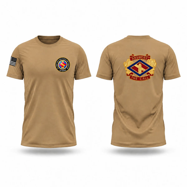 Old School Cotton Feel Shirt, 142nd field artillery, Army, Teamtime, Team time, sublimation, custom sports apparel, team uniforms, spirit wear, spiritwear, sports uniforms, custom shirts, team store, custom team store, fundraiser sports, apparel fundraiser